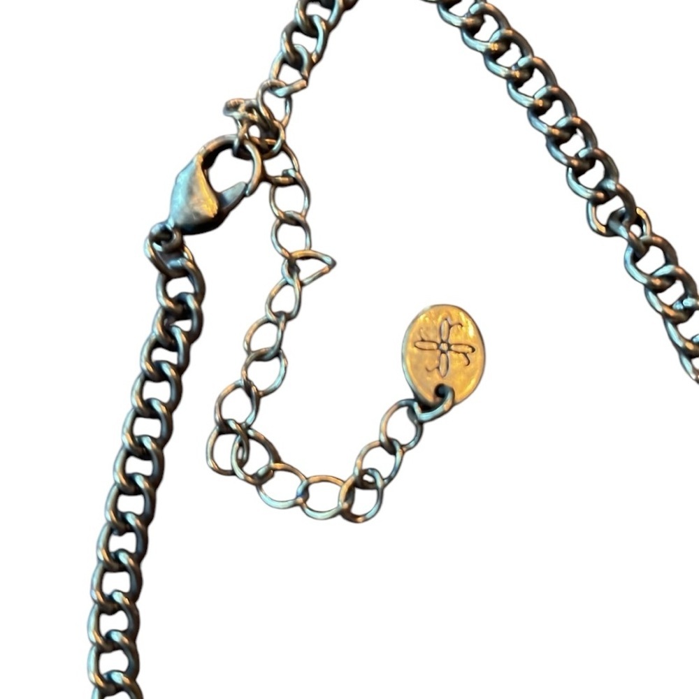 Triangle Shape Rustic Necklace - Picture 3 of 4